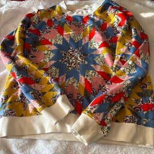 Boden Multicolor Starburst Pattern Sweater